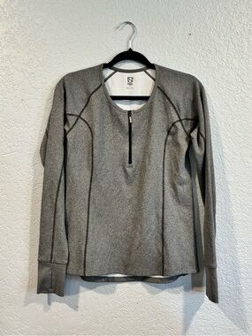 Noble - Heather Grey Half-Zip Performance Pullover